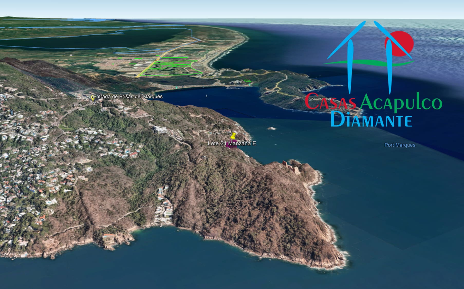Terreno Brisas del Marqués Manzana E Lote 24 - Ubicación satelital y entorno 12
